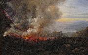 unknow artist The Eruption of Vesuvius Sweden oil painting artist